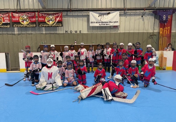 NY Menace Penguin, Beaver A, and Cadet B teams at the Long Island Ball Hockey Battle